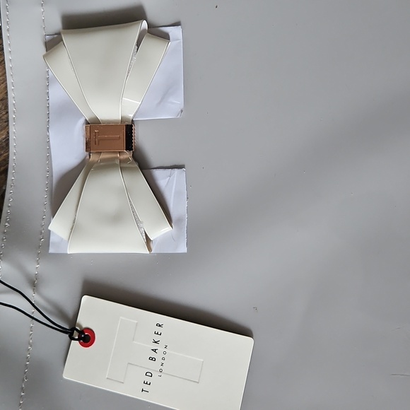 Ted Baker Cream Tote with Bow Accent - Picture 3 of 5